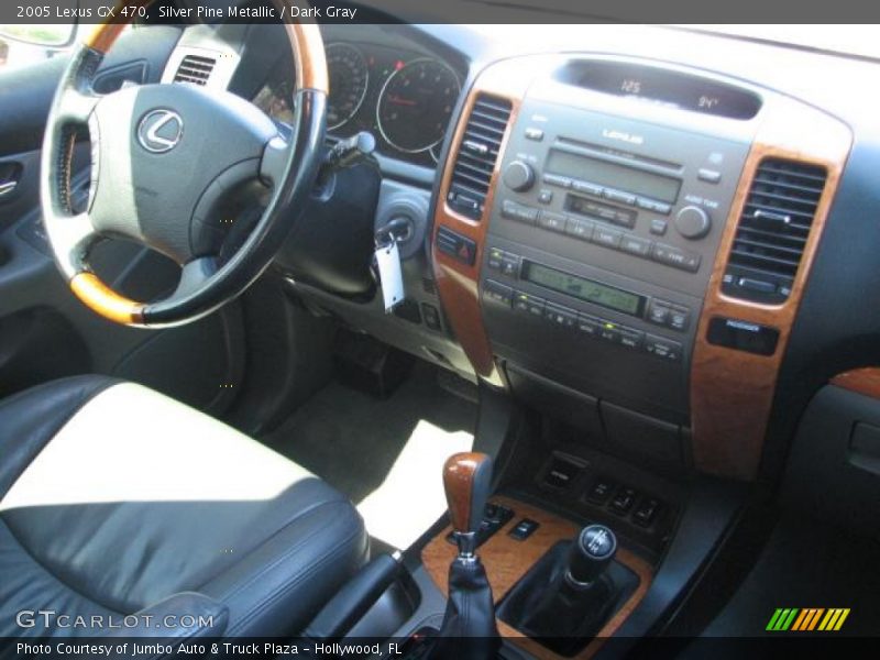 Silver Pine Metallic / Dark Gray 2005 Lexus GX 470