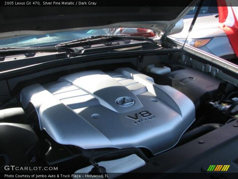 Silver Pine Metallic / Dark Gray 2005 Lexus GX 470