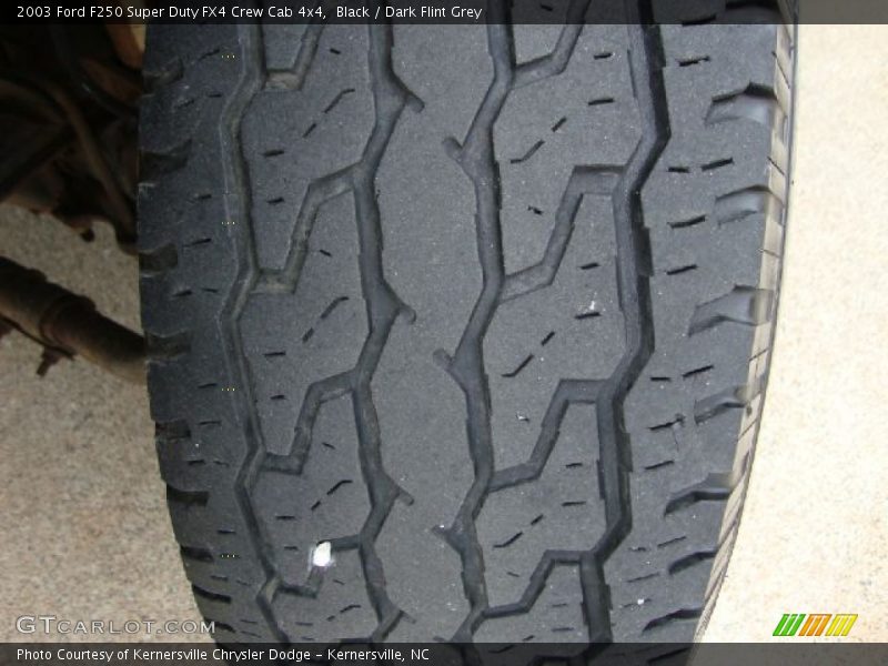 Black / Dark Flint Grey 2003 Ford F250 Super Duty FX4 Crew Cab 4x4