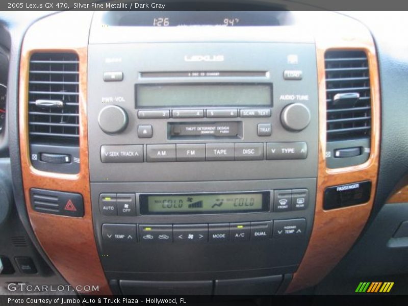 Silver Pine Metallic / Dark Gray 2005 Lexus GX 470