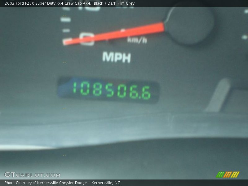 Black / Dark Flint Grey 2003 Ford F250 Super Duty FX4 Crew Cab 4x4