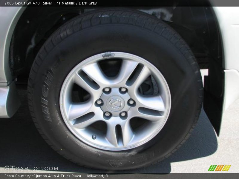Silver Pine Metallic / Dark Gray 2005 Lexus GX 470