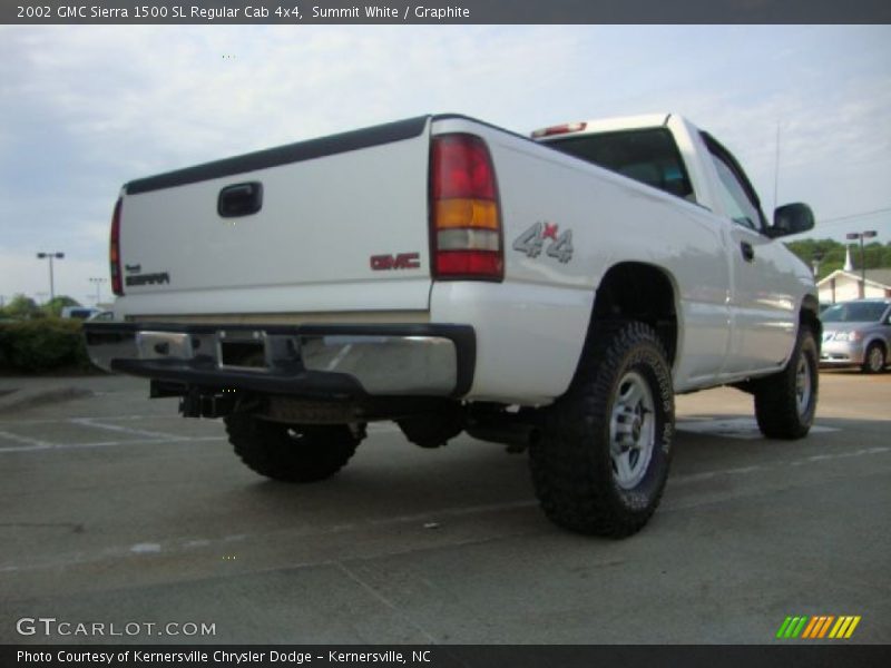 Summit White / Graphite 2002 GMC Sierra 1500 SL Regular Cab 4x4