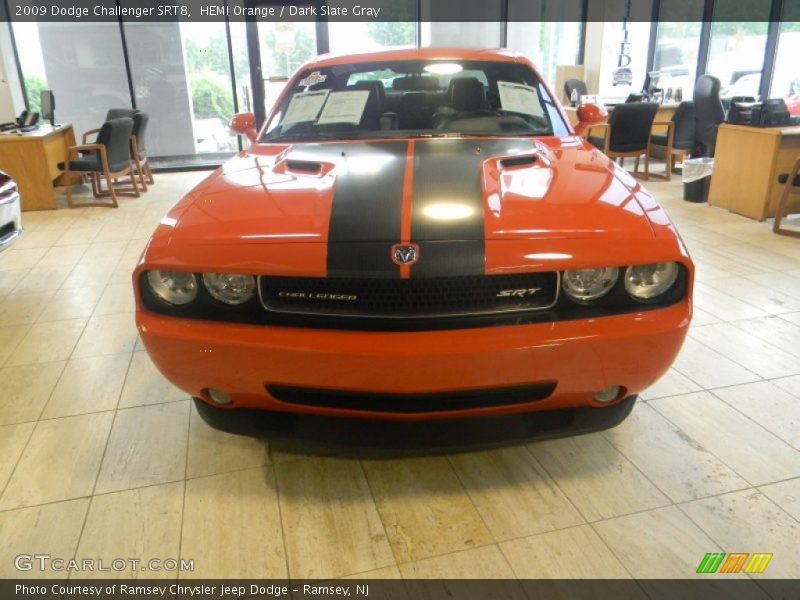 HEMI Orange / Dark Slate Gray 2009 Dodge Challenger SRT8