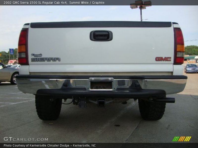 Summit White / Graphite 2002 GMC Sierra 1500 SL Regular Cab 4x4