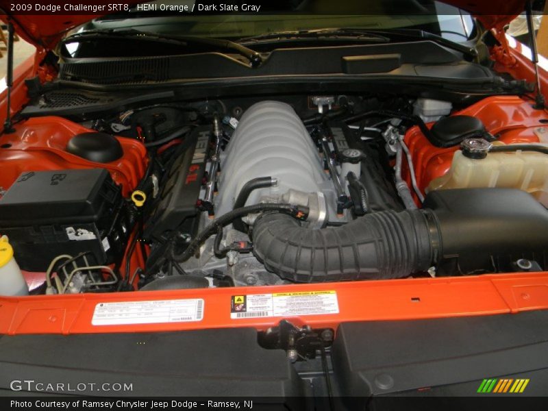 HEMI Orange / Dark Slate Gray 2009 Dodge Challenger SRT8