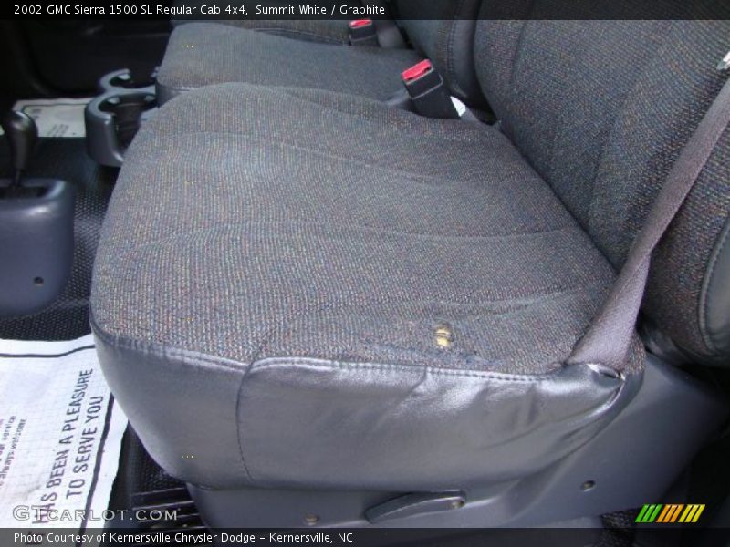 Summit White / Graphite 2002 GMC Sierra 1500 SL Regular Cab 4x4