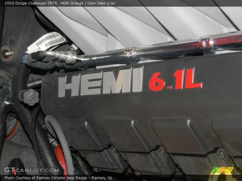 HEMI Orange / Dark Slate Gray 2009 Dodge Challenger SRT8