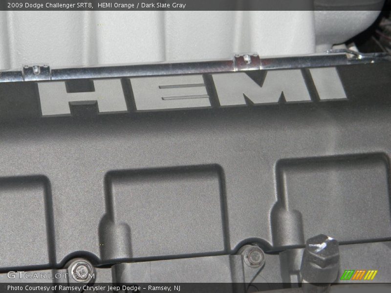HEMI Orange / Dark Slate Gray 2009 Dodge Challenger SRT8
