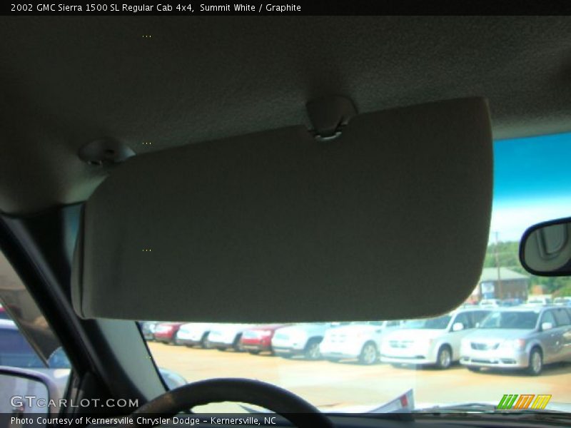 Summit White / Graphite 2002 GMC Sierra 1500 SL Regular Cab 4x4