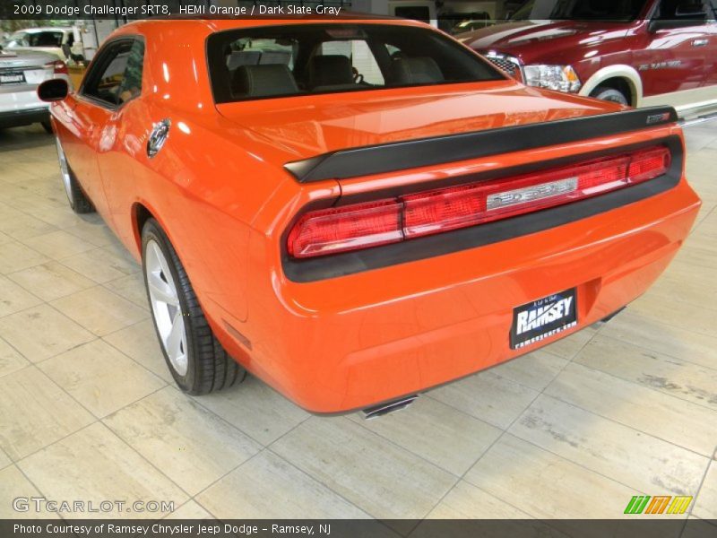 HEMI Orange / Dark Slate Gray 2009 Dodge Challenger SRT8