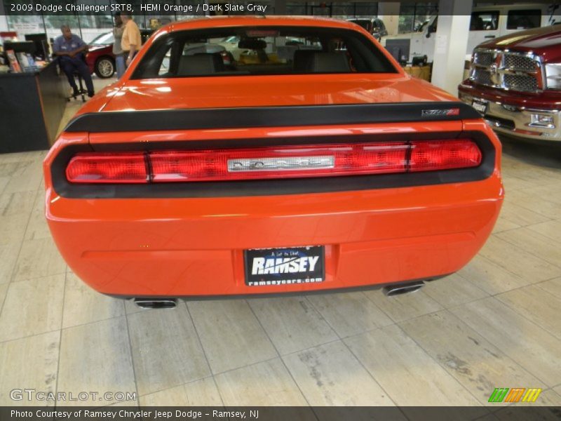 HEMI Orange / Dark Slate Gray 2009 Dodge Challenger SRT8