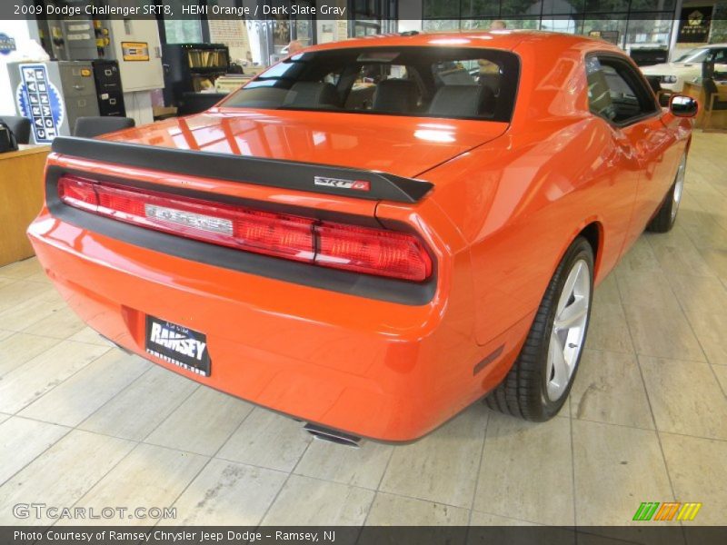 HEMI Orange / Dark Slate Gray 2009 Dodge Challenger SRT8