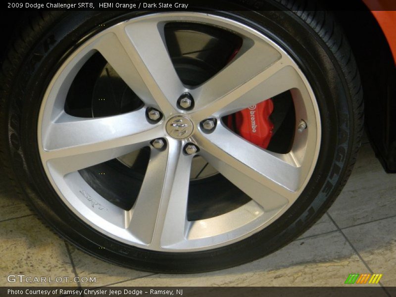 HEMI Orange / Dark Slate Gray 2009 Dodge Challenger SRT8