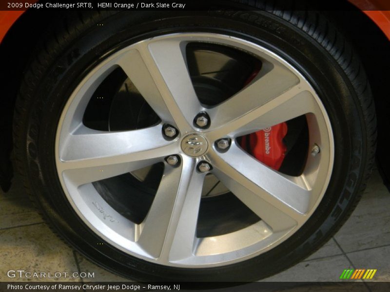 HEMI Orange / Dark Slate Gray 2009 Dodge Challenger SRT8
