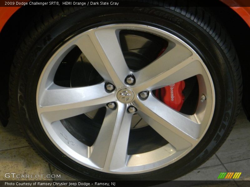 HEMI Orange / Dark Slate Gray 2009 Dodge Challenger SRT8