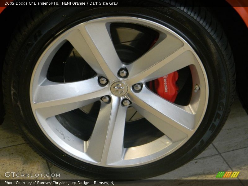 HEMI Orange / Dark Slate Gray 2009 Dodge Challenger SRT8