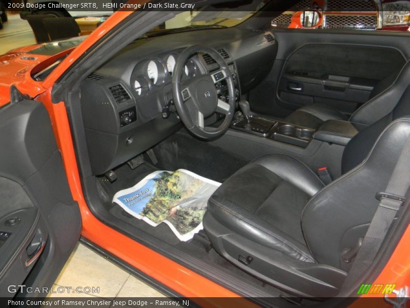 HEMI Orange / Dark Slate Gray 2009 Dodge Challenger SRT8