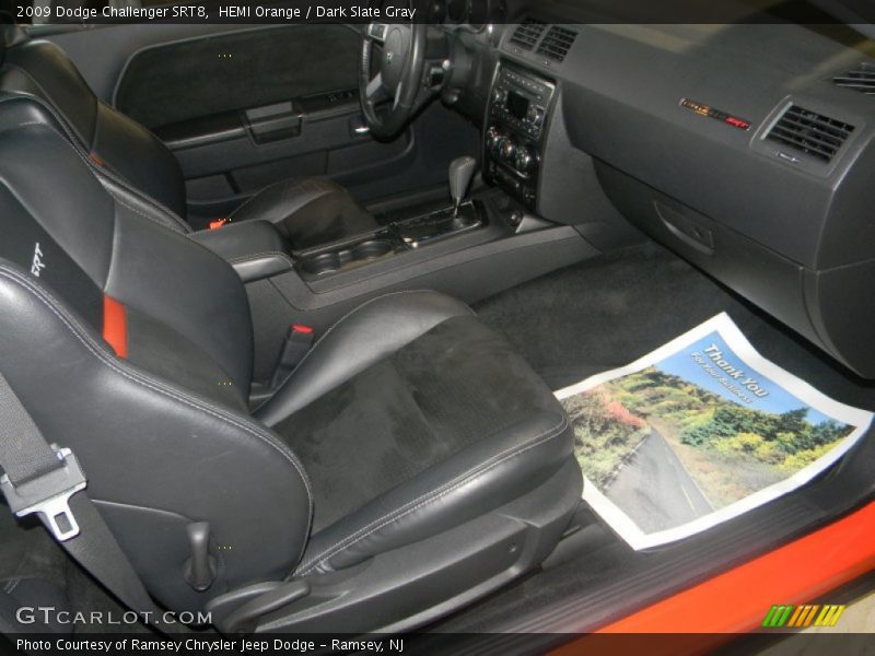 HEMI Orange / Dark Slate Gray 2009 Dodge Challenger SRT8