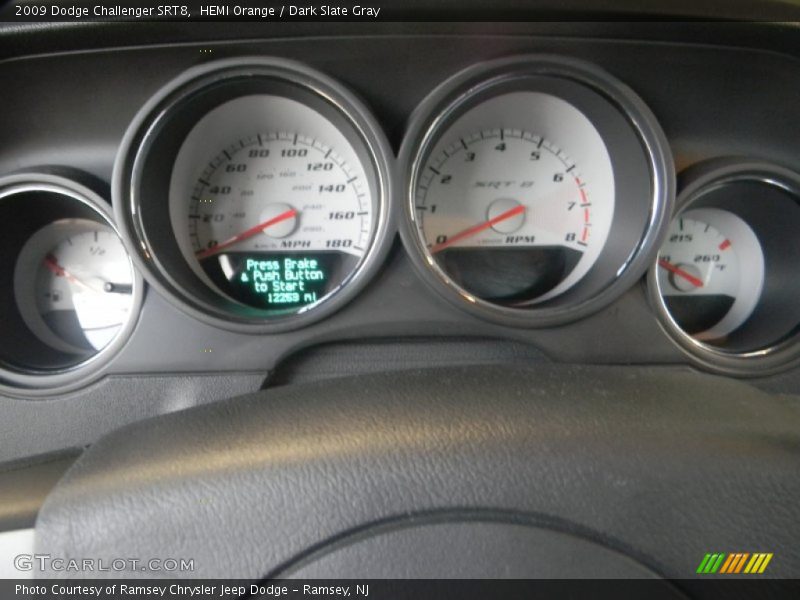 HEMI Orange / Dark Slate Gray 2009 Dodge Challenger SRT8