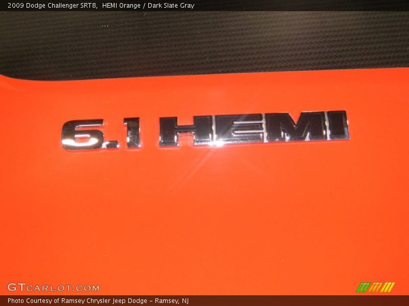 HEMI Orange / Dark Slate Gray 2009 Dodge Challenger SRT8