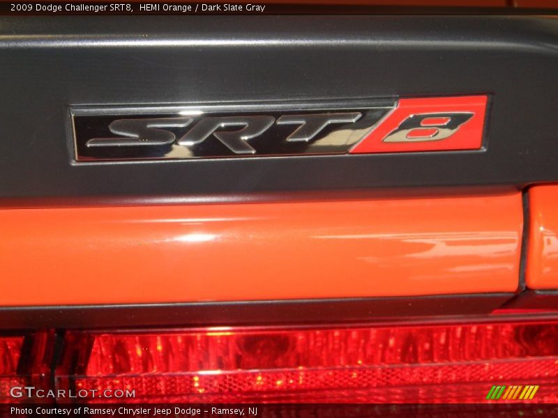 HEMI Orange / Dark Slate Gray 2009 Dodge Challenger SRT8