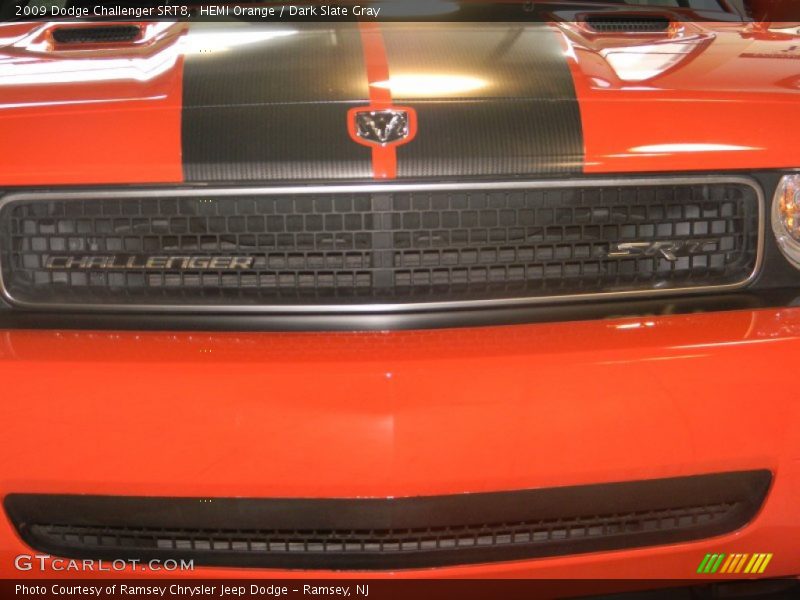 HEMI Orange / Dark Slate Gray 2009 Dodge Challenger SRT8