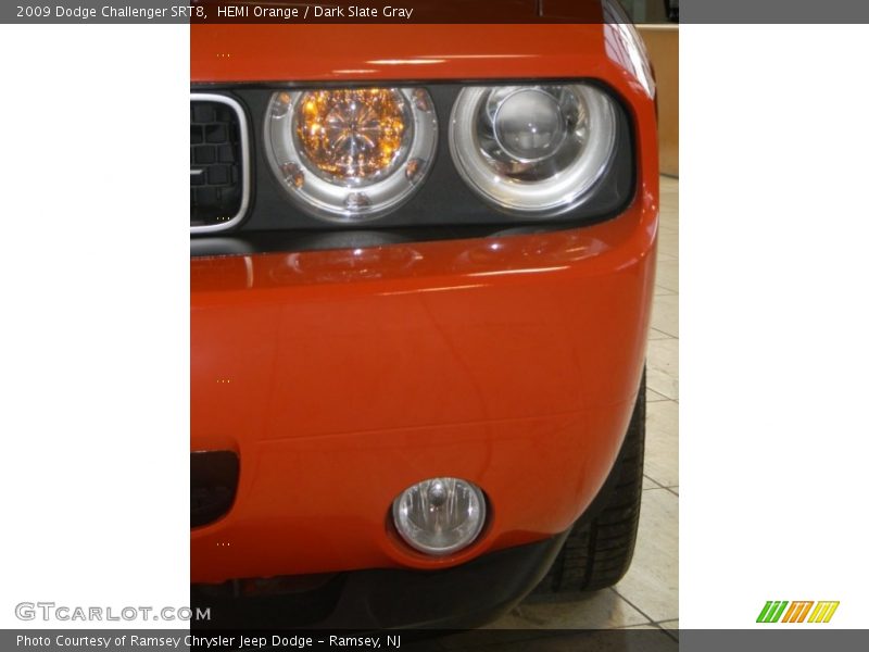 HEMI Orange / Dark Slate Gray 2009 Dodge Challenger SRT8