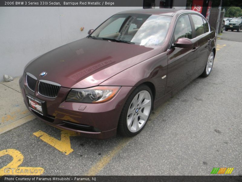 Barrique Red Metallic / Beige 2006 BMW 3 Series 330i Sedan