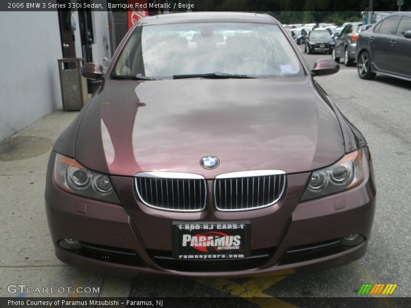 Barrique Red Metallic / Beige 2006 BMW 3 Series 330i Sedan