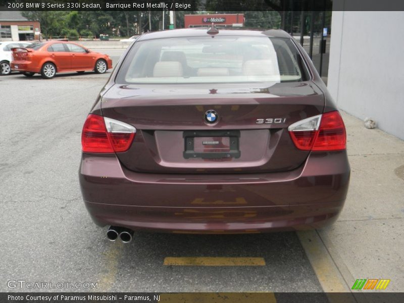 Barrique Red Metallic / Beige 2006 BMW 3 Series 330i Sedan