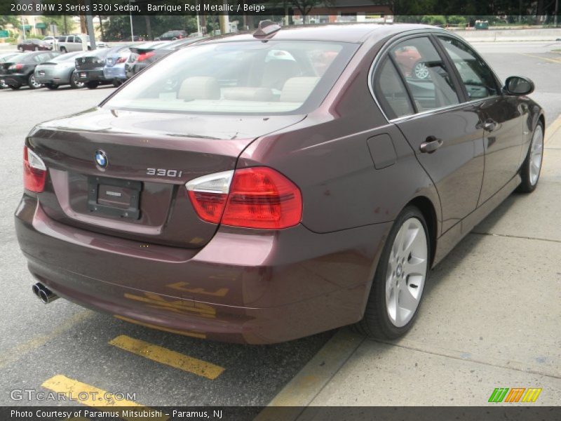 Barrique Red Metallic / Beige 2006 BMW 3 Series 330i Sedan