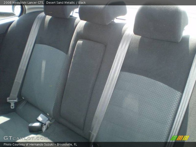 Desert Sand Metallic / Black 2008 Mitsubishi Lancer GTS