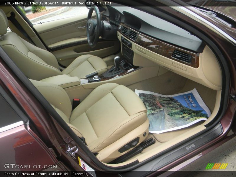 Barrique Red Metallic / Beige 2006 BMW 3 Series 330i Sedan