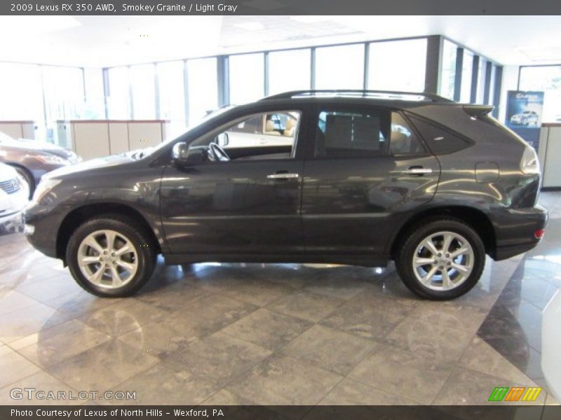 Smokey Granite / Light Gray 2009 Lexus RX 350 AWD