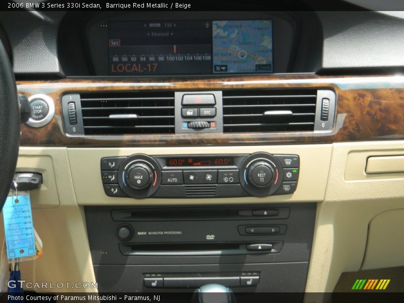 Barrique Red Metallic / Beige 2006 BMW 3 Series 330i Sedan