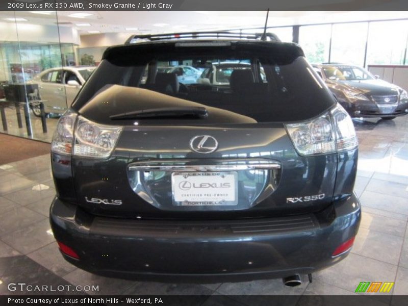 Smokey Granite / Light Gray 2009 Lexus RX 350 AWD