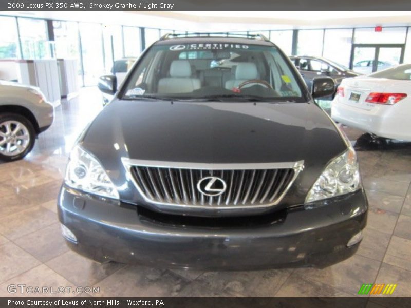 Smokey Granite / Light Gray 2009 Lexus RX 350 AWD