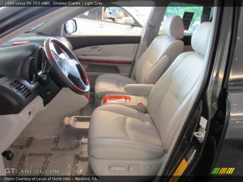 Smokey Granite / Light Gray 2009 Lexus RX 350 AWD