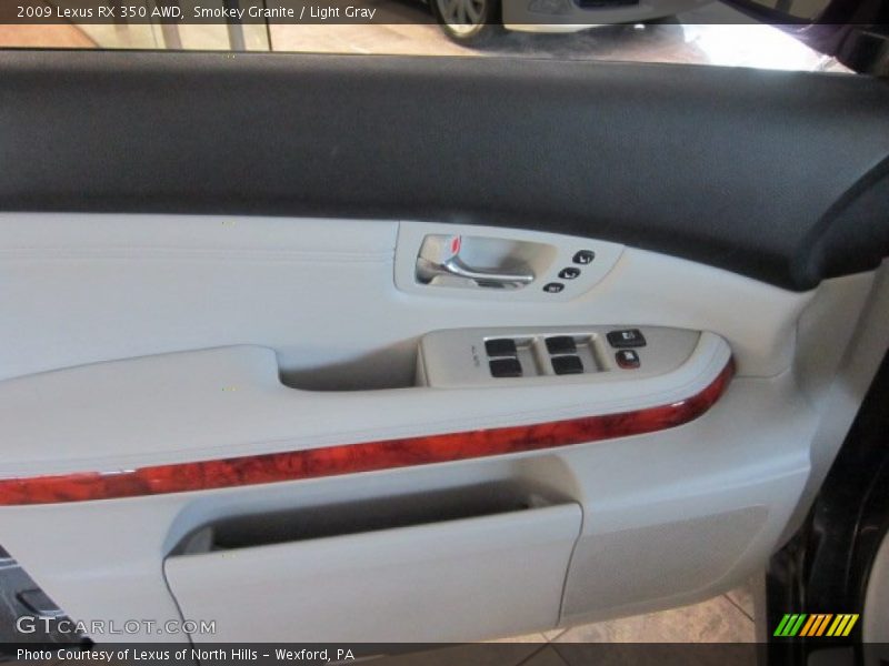 Smokey Granite / Light Gray 2009 Lexus RX 350 AWD