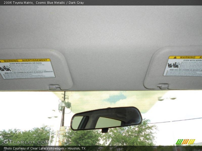Cosmic Blue Metallic / Dark Gray 2006 Toyota Matrix
