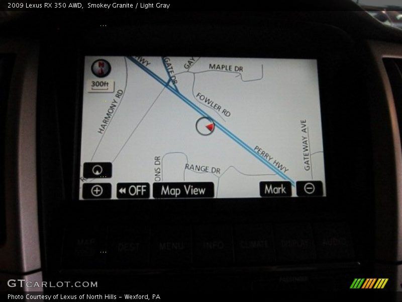 Smokey Granite / Light Gray 2009 Lexus RX 350 AWD