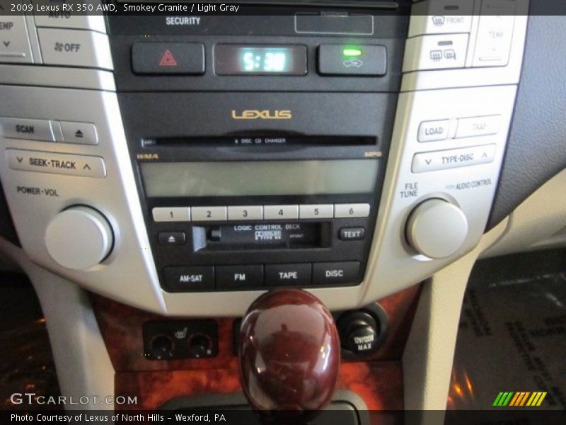 Smokey Granite / Light Gray 2009 Lexus RX 350 AWD