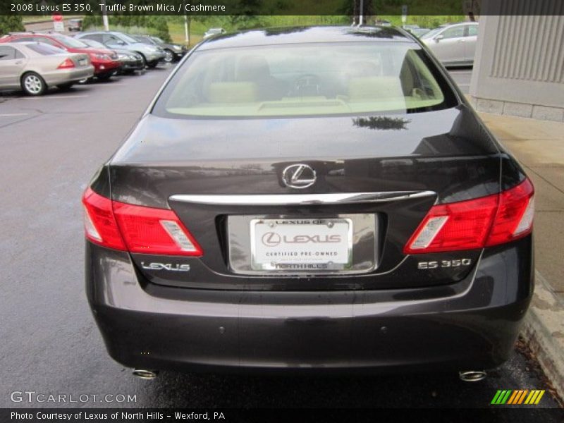 Truffle Brown Mica / Cashmere 2008 Lexus ES 350