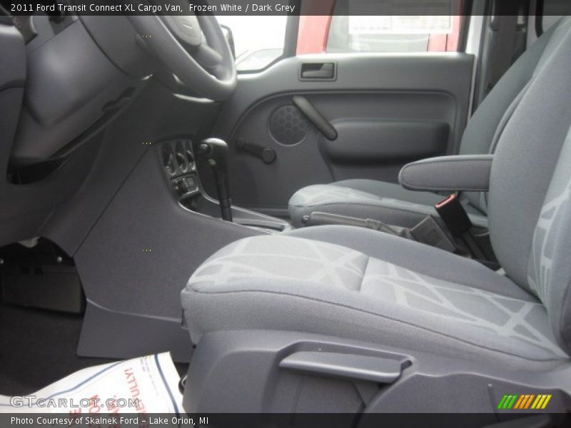  2011 Transit Connect XL Cargo Van Dark Grey Interior
