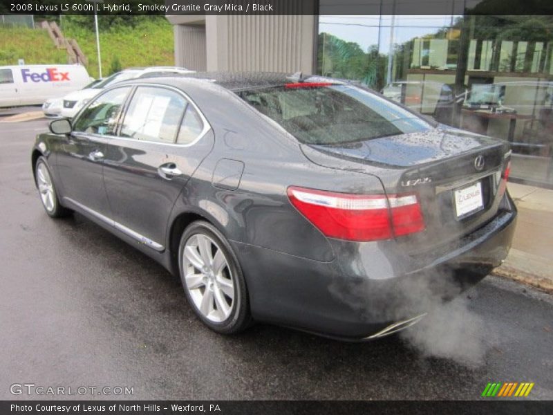 Smokey Granite Gray Mica / Black 2008 Lexus LS 600h L Hybrid