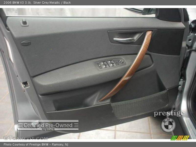 Silver Grey Metallic / Black 2006 BMW X3 3.0i