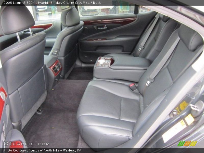 Smokey Granite Gray Mica / Black 2008 Lexus LS 600h L Hybrid