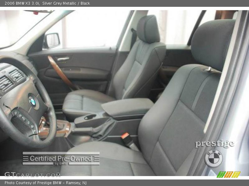 Silver Grey Metallic / Black 2006 BMW X3 3.0i