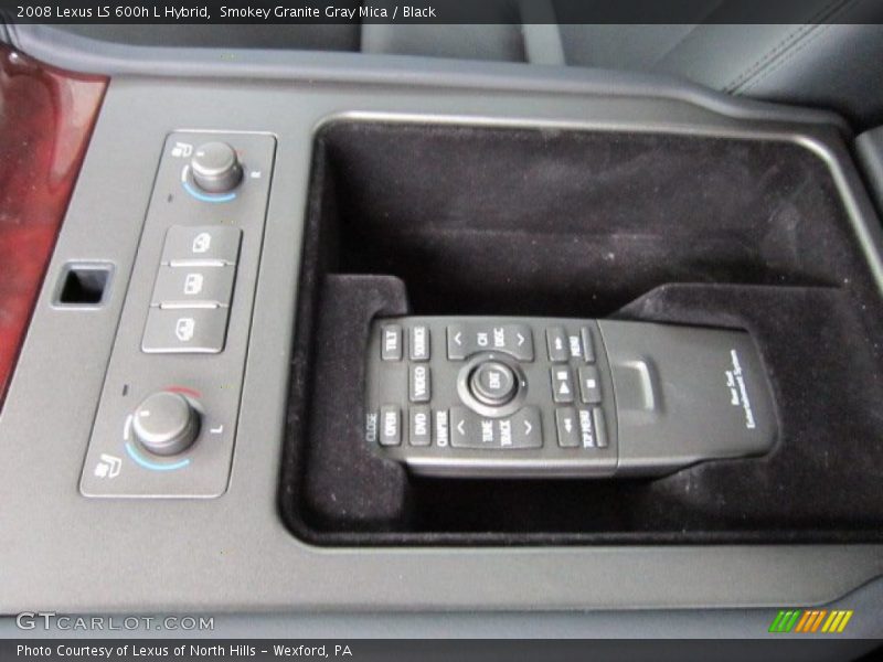 Smokey Granite Gray Mica / Black 2008 Lexus LS 600h L Hybrid